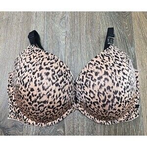 NEW Victoria's Secret Leopard Print Push-Up Bra 36DDD Underwired Lightly Padded